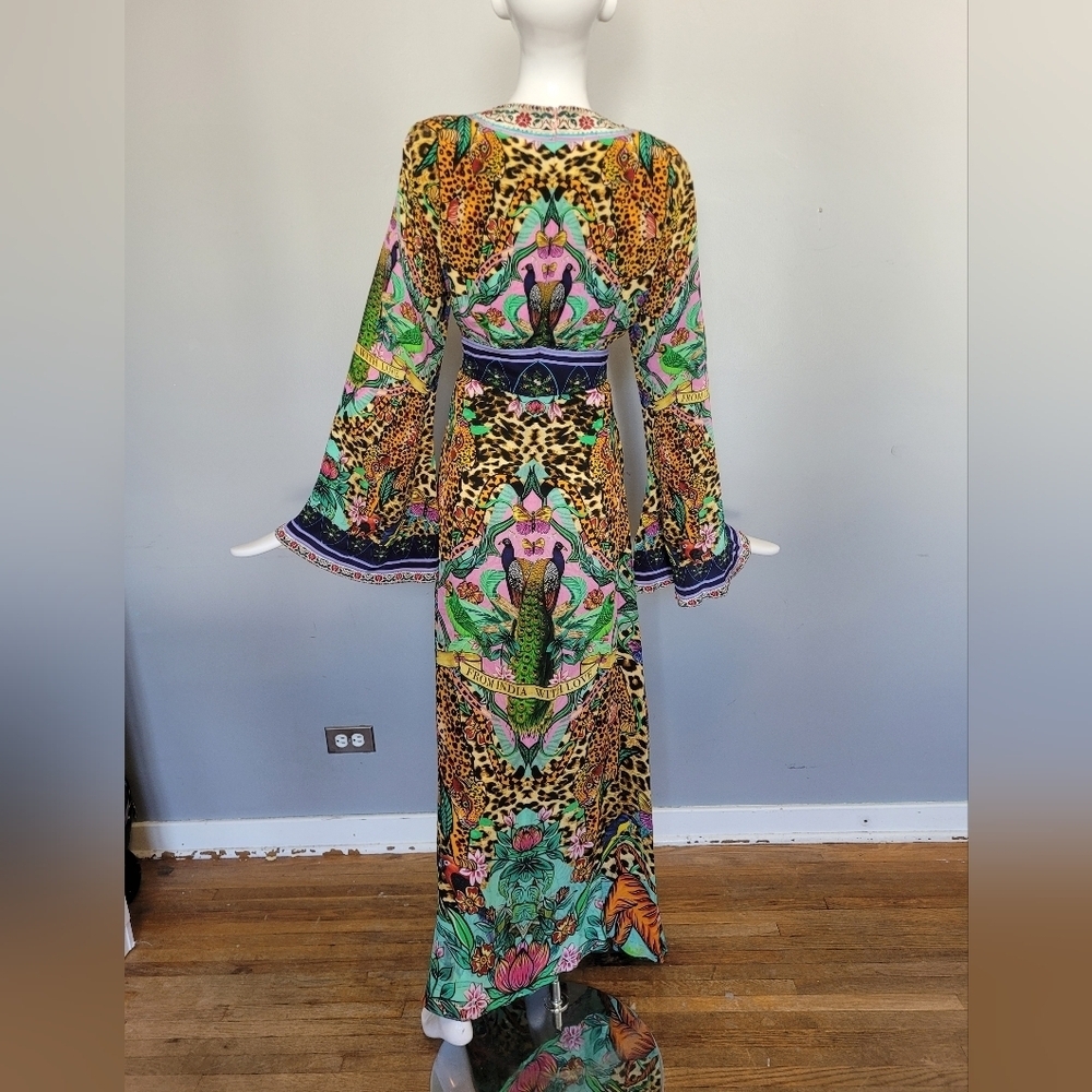 Camilla The Jungle Book Long Dress With Bell Sleeve, BNWT, Size M - Picture 9 of 12